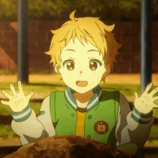 🌩 9aa0b1f8 Anime, Cartone animato, Ragazzo, Bambino, Felice, Giovane telegram sticker