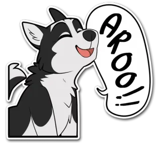 Kane Husky telegram stickers