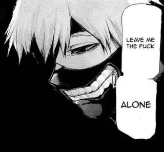 🌟 ab83b384 LEAVE ME THE FUCK ALONE Anime, Donker, Manga, Emotioneel, Schelden, Agressief telegram sticker