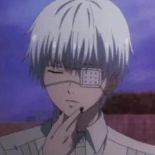 🤔 c1fb1fb7 Ken Kaneki Tokyo Ghoul アニメ, 東京喰種, 金木研, グール, アニメキャラ, 漫画 telegram sticker