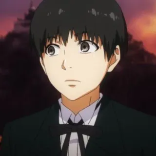 ❔ fef13891 Ken Kaneki Tokyo Ghoul アニメ, 漫画, ポートレート, キャラクター, グール telegram sticker