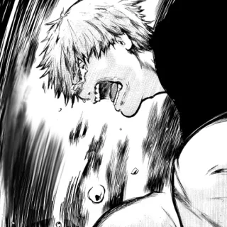 ⛓ a1dc2e28 애니메이션, 만화, 울음, 괴로움, 고통, 고뇌 telegram sticker