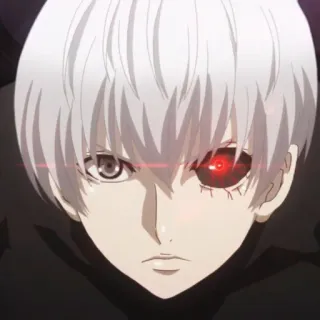 🇦🇴 b47219fb Ken Kaneki Tokyo Ghoul 动漫, 东京喰种, 金木研, 喰种, 漫画, 红眼 telegram sticker
