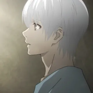 🎩 e7fdfaeb Ken Kaneki Tokyo Ghoul 动漫, 白发, 金木研, 东京喰种, 角色 telegram sticker