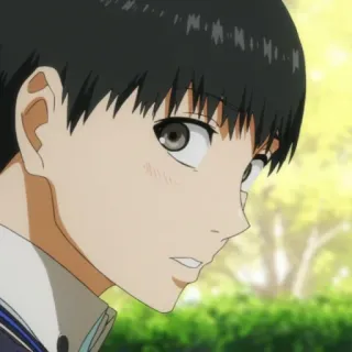 🇦🇴 fb690ee9 Ken Kaneki Tokyo Ghoul 动漫, 漫画, 东京食尸鬼, 金木研, 喰种, 角色, 肖像 telegram sticker