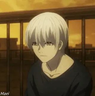 🕹 8234502c Maeri anime, animatie, jongen, personage telegram sticker