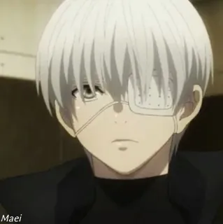 🕹 aba1dad5 Ken Kaneki Tokyo Ghoul Anime, Manga, Tokyo Ghoul, Ken Kaneki, Ghoul, Anime personage, Fictief personage telegram sticker