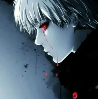 🕹 cf3028f5 Ken Kaneki Tokyo Ghoul Anime, Tokyo Ghoul, Kaneki, Ghoul, Horror, Dark Fantasy telegram sticker