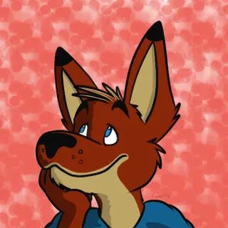 🤔 9f8a9e83 Furry, Nhân hóa, Hoạt hình, Động vật, Nhân vật, Cáo telegram sticker