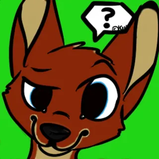😕 f89d0c62 ? câu hỏi, nai, động vật, hoạt hình, dễ thương, bối rối telegram sticker