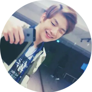 😉 3c65b271 自拍, 微笑, 快乐, 人, 室内 telegram sticker