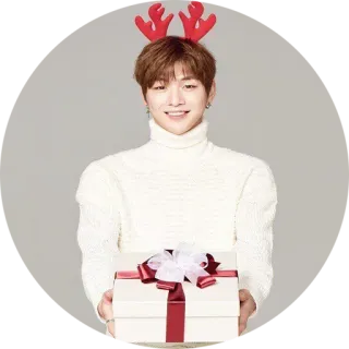 🎅 4faf4f9a 圣诞节, 节日, 礼物, 红色, 可爱, 庆祝, 男人 telegram sticker