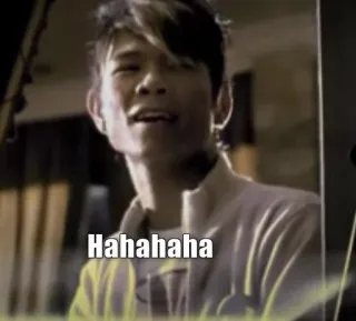 😄 08e3f43f Hahahahaha tertawa, meme, lucu, tertawa, orang telegram sticker