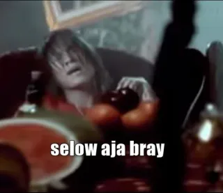 😏 b48457dd selow aja bray Indonesia, Slang, Santai, Rileks telegram sticker