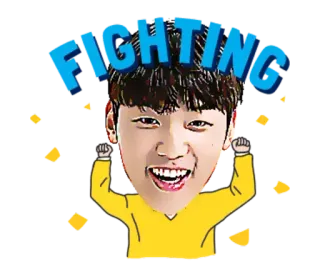 ✊️ 7a85e3b3 FIGHTING 战斗, 加油, 鼓励, 好运, 支持 telegram sticker
