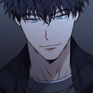 💍 872c1653 Mann, Anime, Charakter, Illustration, Kunst whatsapp sticker