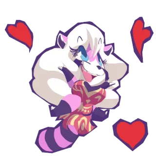 ❤ 09d055ea cartoon, hearts, hug, friendship, cute, love telegram sticker