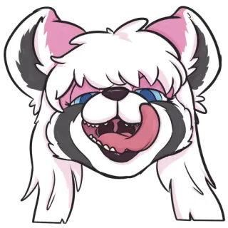 🍴 75aba397 cute, furry, panda, animal, cartoon telegram sticker