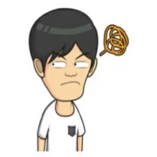 🕴 4183b522 Hoạt hình, Nhân vật, Tức giận, Khó chịu, Bực bội, Bực mình whatsapp sticker