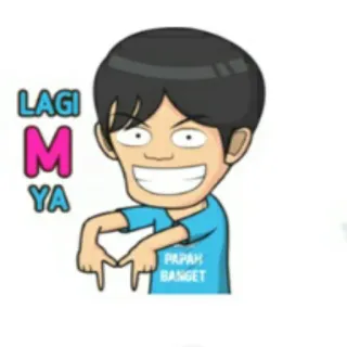 🕴 680c2bd2 LAGI M YA PAPAH BANGET hoạt hình, phim hoạt hình, nhân vật, hình minh họa whatsapp sticker