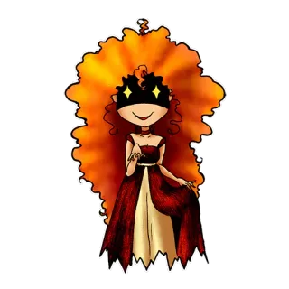 👹 d3d837fb 卡通, 角色, 幻想, 艺术, 插画 telegram sticker