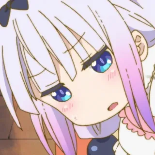 🍡 3ae12676 Kanna Kamui Miss Kobayashi's Dragon Maid Anime, Niedlich, Drache, Kanna, Loli telegram sticker