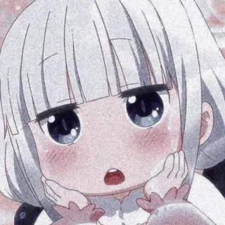 💕 b107600b Kanna Kamui Miss Kobayashi's Dragon Maid anime, kanna, dragon maid, cute, kanna kamui telegram sticker