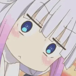 🍬 0dfd5dac Kanna Kamui Miss Kobayashi's Dragon Maid Anime, Kanna, Dragon Maid, Carino, Manga telegram sticker