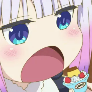 😋 e9f81c49 Kanna Kamui Miss Kobayashi's Dragon Maid SAMPLE Аниме, Мультфильм, Персонаж, Канна, Канна Камуи, Дракон-горничная Кобаяши, Милый telegram sticker