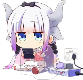 KANNA @animestickerchannel telegram stickers