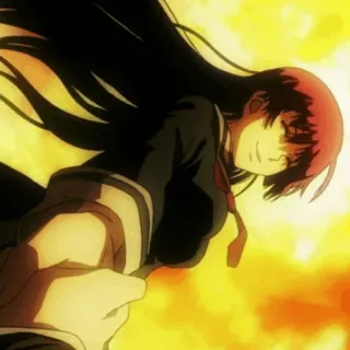 🕷 c4a1638a Anime, Mädchen, Frau, Porträt, Cartoon, Animation whatsapp sticker