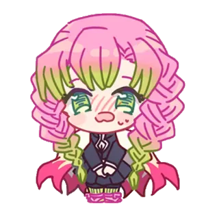 💓 Mitsuri Kanroji @LadyLuxanna telegram stickers