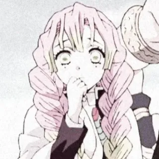 🧺 17bfb4a5 Mitsuri Kanroji Demon Slayer 动漫, 漫画, 鬼灭之刃, 甘露寺蜜璃, 角色, 可爱, 艺术 telegram sticker