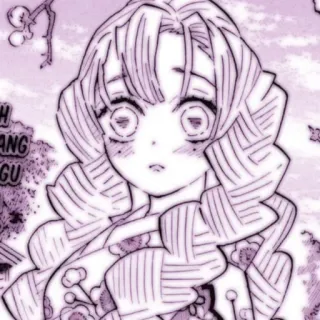 🥰 719bed4a Mitsuri Kanroji Demon Slayer Anime, Manga, Demon Slayer, Mitsuri Kanroji telegram sticker