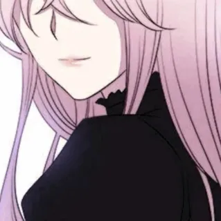 🥀 05adbdee Anime, Vrouw, Portret, Illustratie, Kunst, Digitale kunst, Manga telegram sticker