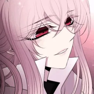 🌙 739411fe Anime, Manga, Personage, Roze haar, Portret, Kunst telegram sticker