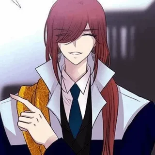 🥀 9f867313 man, portret, personage, illustratie, anime, manga telegram sticker