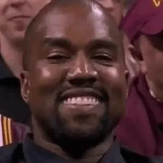 🧪 d87ed025 Kanye West музыкант, рэпер, художник, знаменитость, певец whatsapp sticker