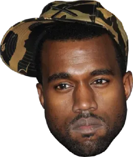 😞 9be8f726 Kanye West 카니예, 웨스트, 래퍼, 음악가, 유명인 whatsapp sticker