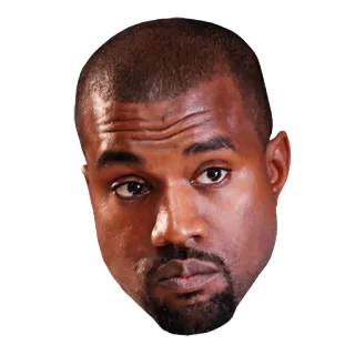 😱 b6ab863b Kanye West musicista, rapper, kanye, west, celebrità telegram sticker