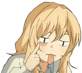 🙂 0d33b244 anime, cartoon, funny, face, character telegram sticker