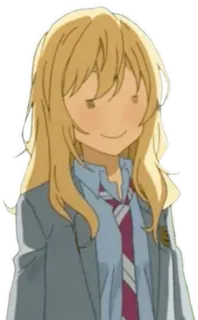 🙂 c57db2da anime, expressionless, character, sticker, cartoon telegram sticker