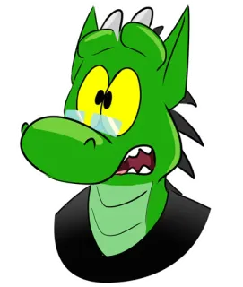 😲 6d47bd30 rồng xanh, hoạt hình, nhân vật, kính, hình minh họa telegram sticker