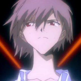 🧊 6d4ee6e6 Kaworu Nagisa Neon Genesis Evangelion anime, character, kaworu, nagisa, evangelion telegram sticker