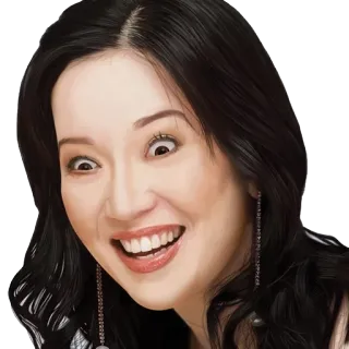 🙄 f2e96cc2 wanita, wajah, potret, senyum, mata, orang whatsapp sticker