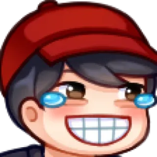 🤣 955984e4 Мультфильм, Эмодзи, Плач, Смех, Выражение, Счастливый telegram sticker