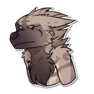 😑 6b73b539 Furry, Động vật, Chó, Sói, Hoạt hình telegram sticker
