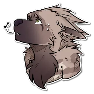 Shekh Hyena by @KeaveMind telegram stickers