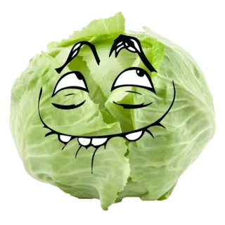 💏 919e3a09 kool, groente, eten, meme, grappig, gezicht telegram sticker