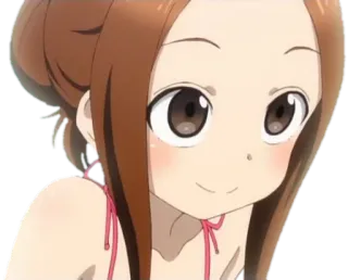 😁 401e267b Takagi Karakai Jouzu no Takagi-san Anime, Dziewczyna, Słodka, Takagi, Karakai Jouzu no Takagi-san telegram sticker